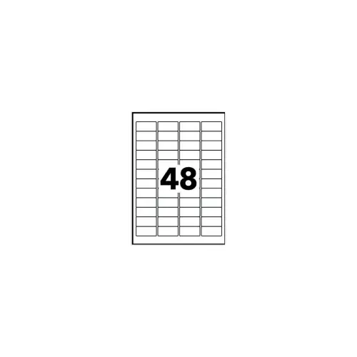 10 Etikettenvellen 45,7x21,2 mm 480etik/doos