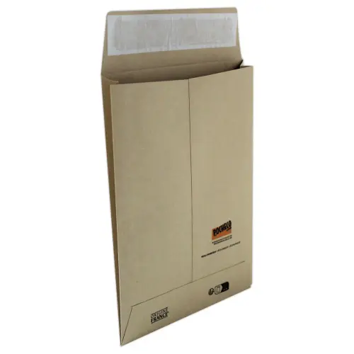 150 Kraftbruin hoezen - 160x230mm met zijvouwen - POCHECO