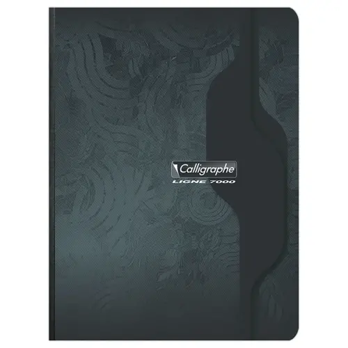 Ingenaaid schrift Calligraphe 70g, 17x22cm, 192p. 5x5