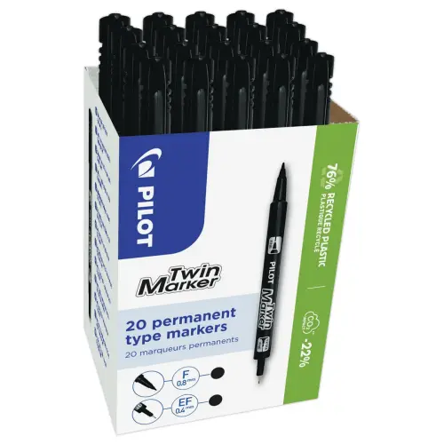 20 permanente Twin Markers PILOT BEGREEN