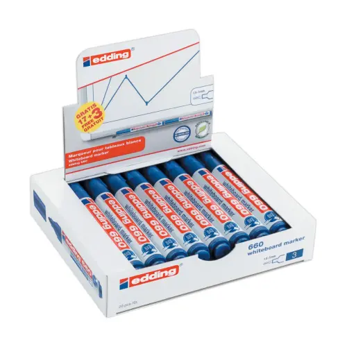 20 whiteboard markers EDDING 660 - kogelpunt