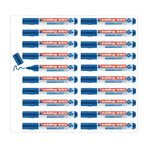 20 whiteboard markers EDDING 660 - kogelpunt