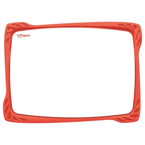 Kit wit schrijfbord, 1 stift + 1 wisser - 100% gerecycleerd
