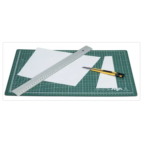 Multifunctionele snijplaat met geruit oppervlak 5x5cm