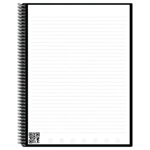 Met het internet verbonden en oneindig herbruikbare notitieblok Rocketbook Core Letter - A5- Donkerblauw - 36 pagina's - ROCKETBOOK 