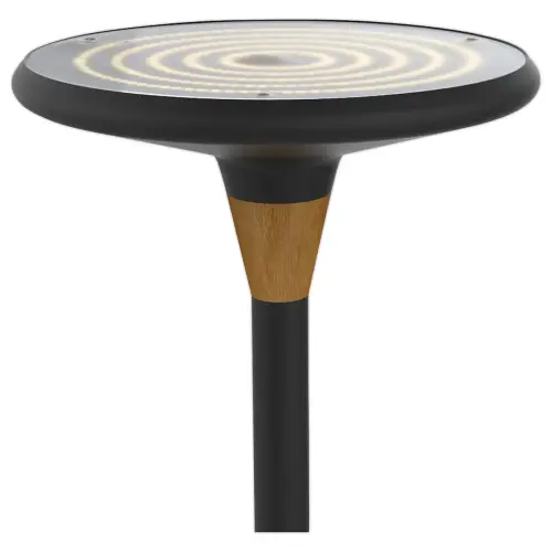 LED staanlamp Baly Bamboo - Zwart - UNILUX