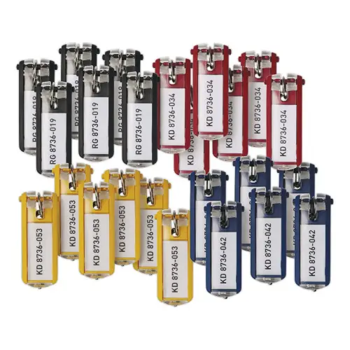24  Sleutelhanger KEY CLIP - DUURZAAM 24 stuks 