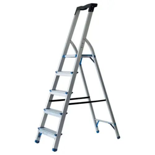 Vouwladder met 5 treden in aluminium PAVO 
