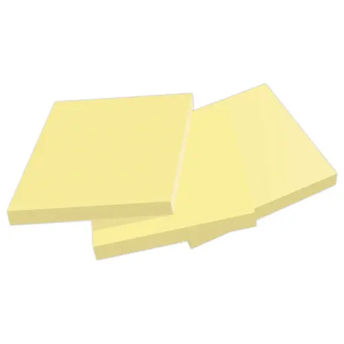 003 POST-IT blokken 4,76 X 4,76 cm - 70 blaadjes - Geel