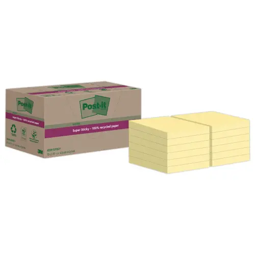 012 POST-IT blokken 4,76 X 4,76 cm - 70 blaadjes - Geel