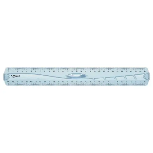 Drievoudige decimeter - GEOMETRISCHE, van gerecycled plastic 