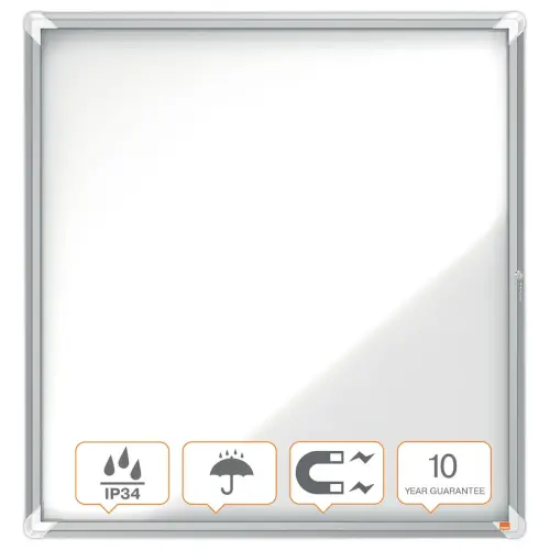 Vitrinekast voor buiten magnetische Premium PLUS 12A4 NOBO