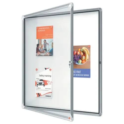 Vitrinekast voor buiten magnetische Premium PLUS 12A4 NOBO