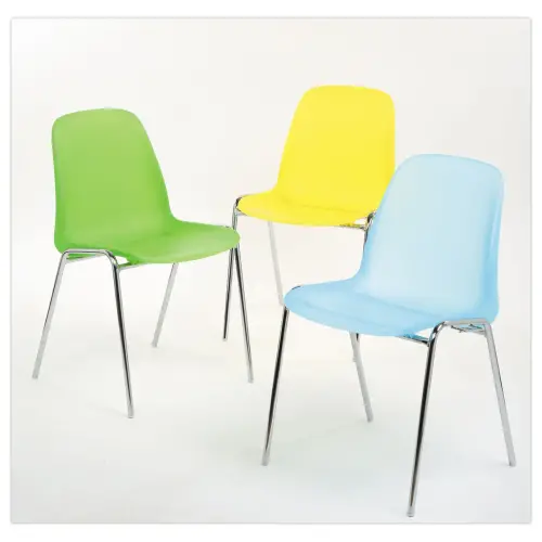 Transparante groene Charlotte stoel