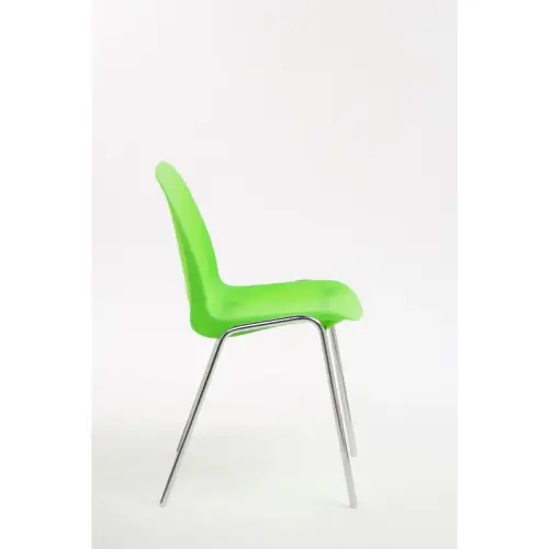 Transparante groene Charlotte stoel