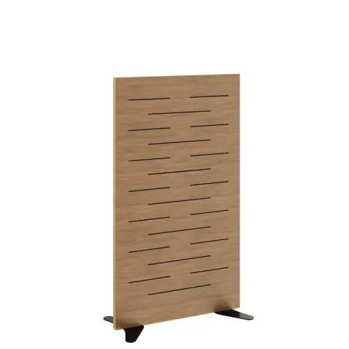 2 Geïnstalleerde houten wandpanelen van Paperflow