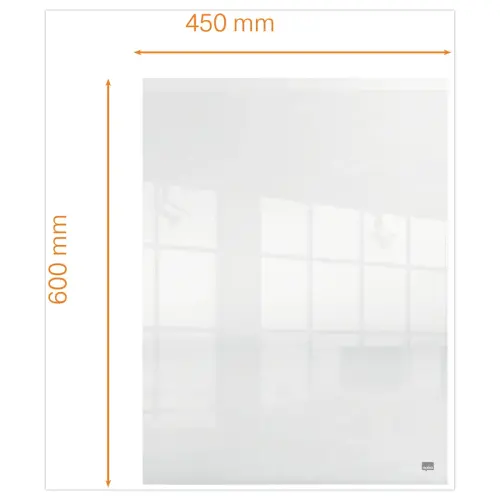 Transparant whiteboard 60 x 45 cm