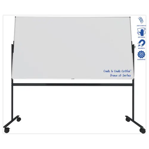 Roterend whiteboard Unite Plus - Emailoppervlak - 120 x 220 cm - LEGAMASTER