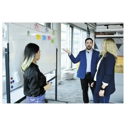 Roterend whiteboard Unite Plus - Emailoppervlak - 120 x 220 cm - LEGAMASTER
