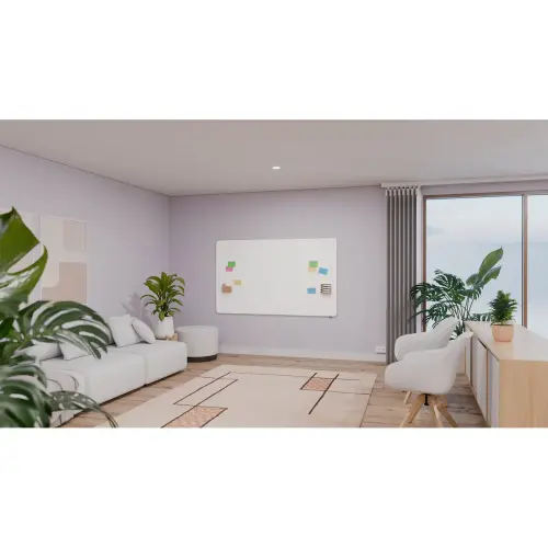Whiteboard zonder frame Essence - Emailoppervlak - 119,5 x 119,5 cm - LEGAMASTER