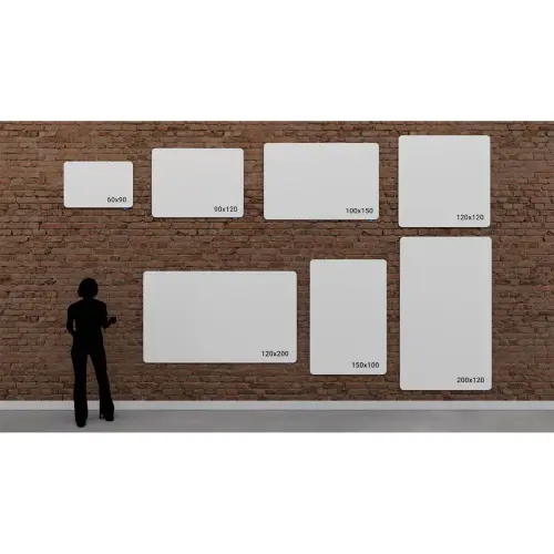 Whiteboard zonder frame Essence - Emailoppervlak - 119,5 x 119,5 cm - LEGAMASTER