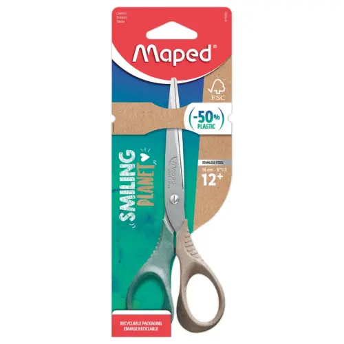 Scharen SHAPE 16cm SMILING PLANET, van FSC®-hout, in blister