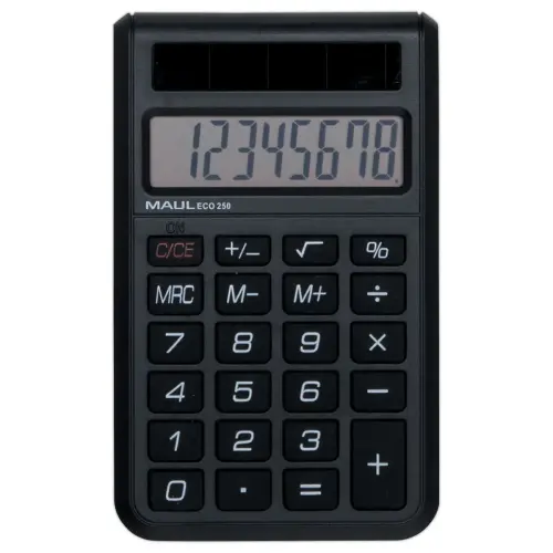 ECO 250 zakcalculator, 8 cijfers 