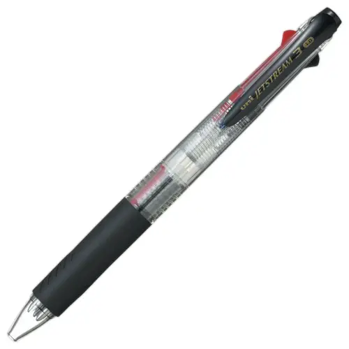 Intrekbare balpen met gel-inkt Jetstream - 3 kleuren - UNI BALL 