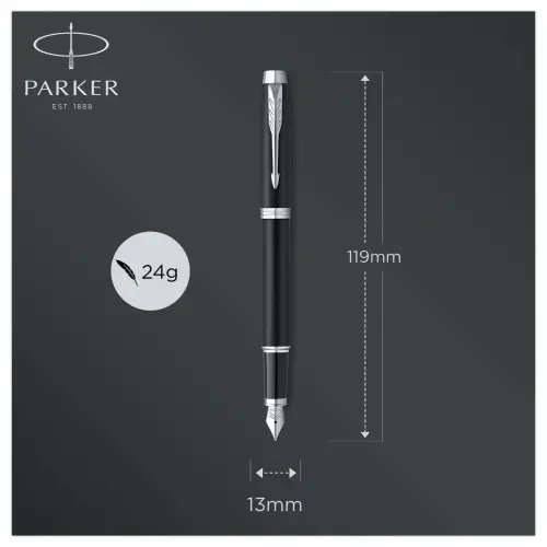 Vulpen PARKER IM - matzwart/chroom 