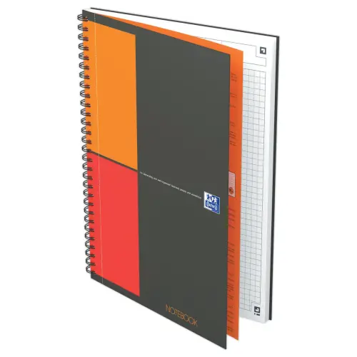 Schrift OXFORD International Notebook A4+ - 5x5 - 80g 