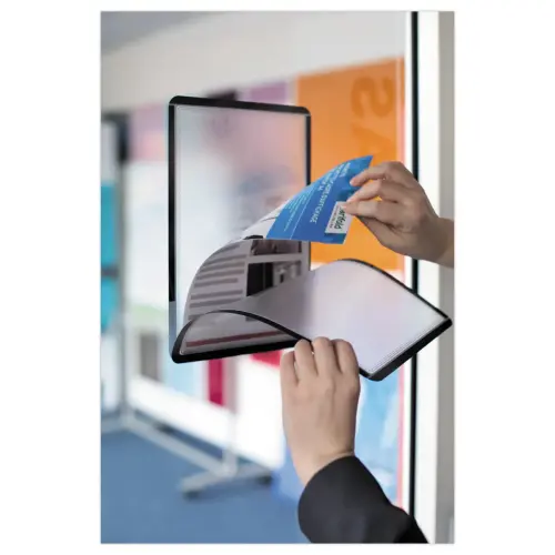 2  Zwarte magnetische A4 lijst - Tarifold 