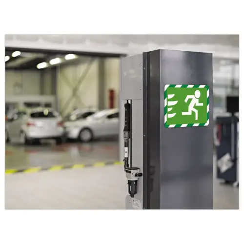 2 Magnetische displayhoezen Security A4 Groen/wit DJOIS