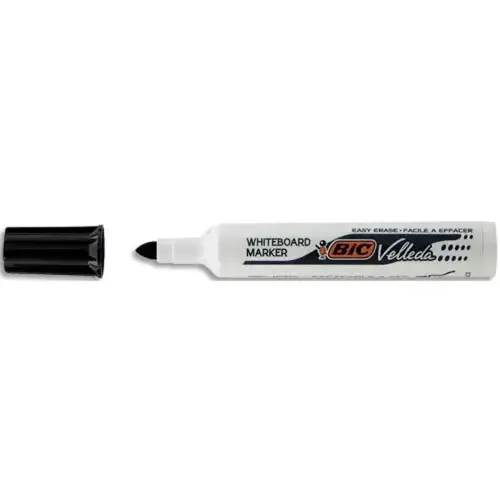 BIC Velleda 1711 Viltstiften voor Whiteboard, Droog Uitwisbaar, Fijne Kegelvormige Punt - Groen, Doos van 24