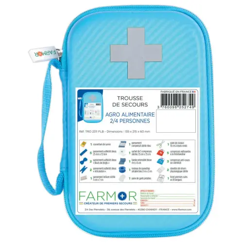 Eerste hulp kit Agro-voeding 2/4 personen - Farmor