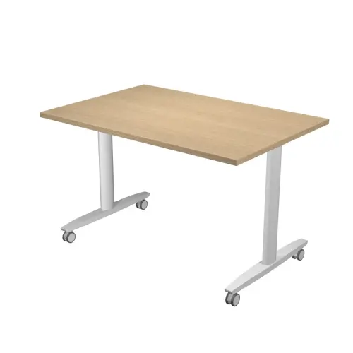 kantelbare tafel op wielen 120x80x74,1 cm wit/wit 