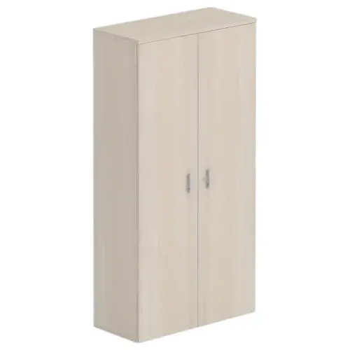 Hoge melamine kast 2 deuren 197x100x42cm acacia
