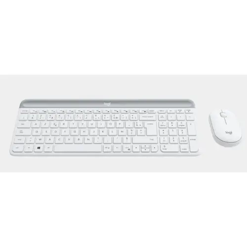 Draadloze toetsenbord- en muisset MK470 Logitech wit 