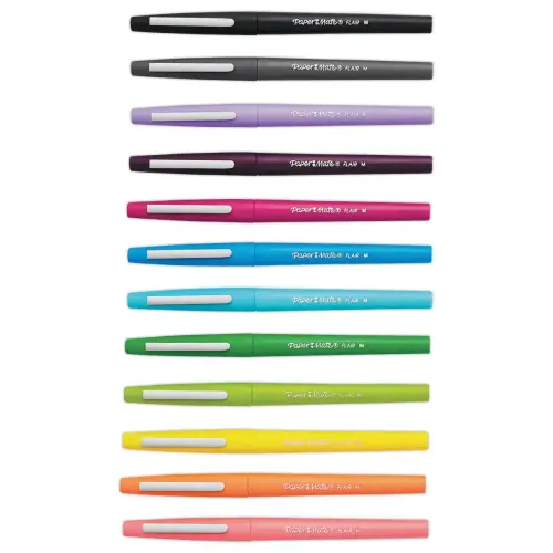 12 Paper Mate Flair Tropical viltstiften - Medium schrijfdikte