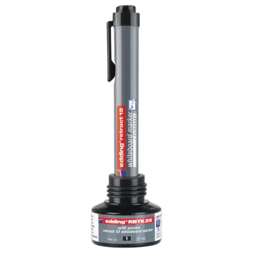 Opladen van blauwe inkt voor retractable marker voor whiteboards R