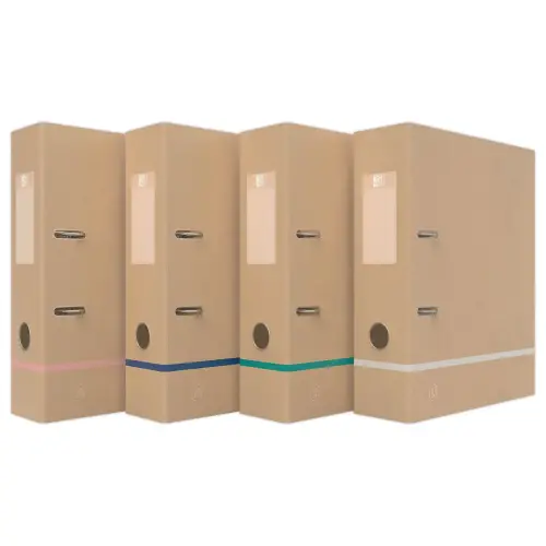 10 De set van 10 Touareg 2-ring leverarchiefdozen - gerecycled papier