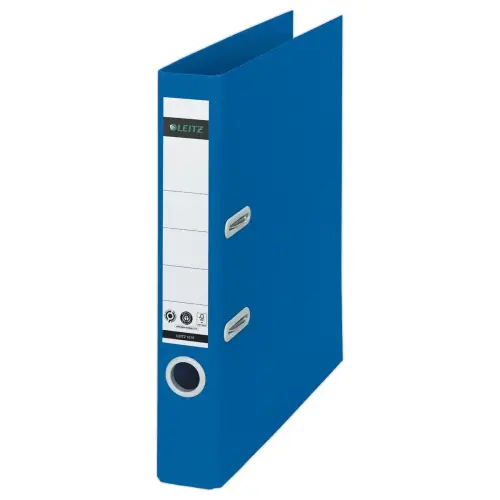 Lever arch mappen 180° LEITZ Gerecycled A4 - Rug 5 cm - Blauw
