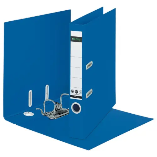 Lever arch mappen 180° LEITZ Gerecycled A4 - Rug 5 cm - Blauw