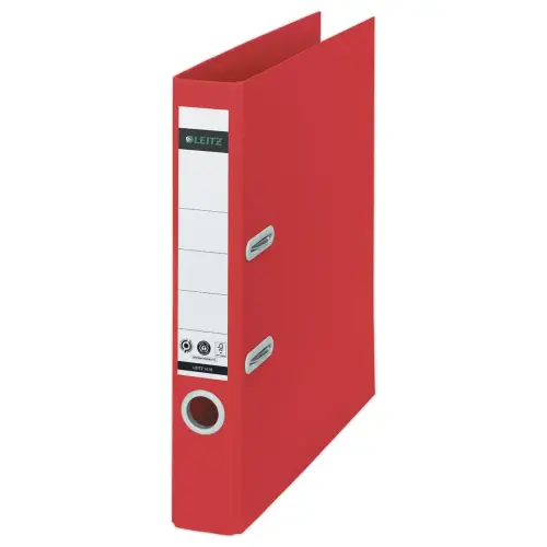 Leverarch 180&deg; LEITZ Gerecycled A4 - Rug 5 cm - Rood 