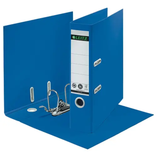 Leverarchief 180° LEITZ Gerecycled A4 - Rug 8 cm - Blauw