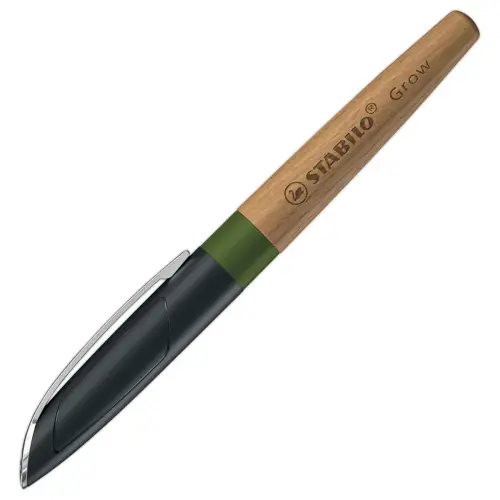 Vulpen in hout STABILO - blauw 