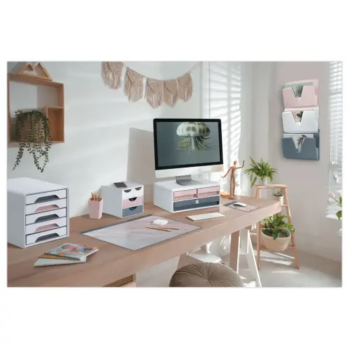 3 wandrekjes CEP 170 - roze, wit & grijs