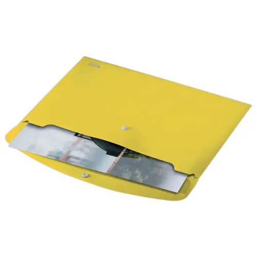 Persmap Leitz PP gerecycled A4 - Geel