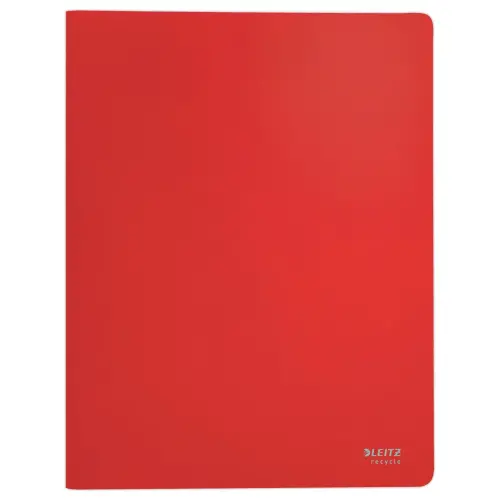 Documentbeschermer recycled PP - 40 hoezen - rood