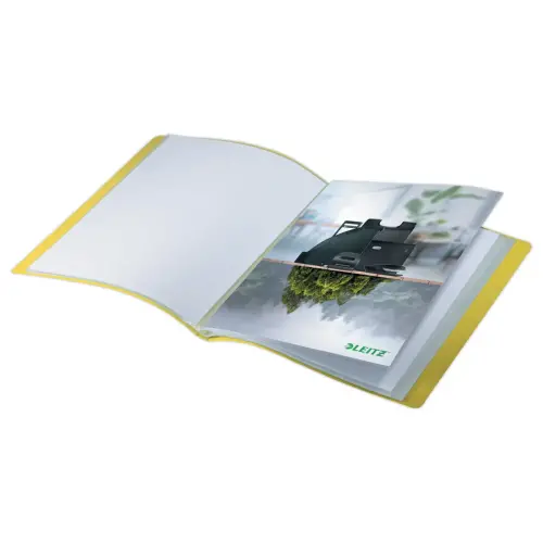 Documentbeschermer recycled PP - 40 hoezen - geel