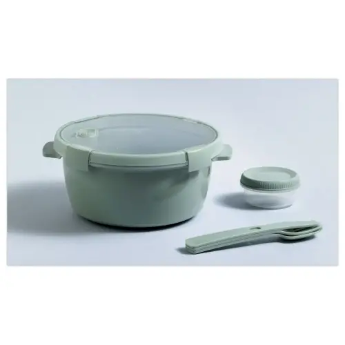 Voedselcontainer hermetisch rond 1,6L met bestek - Curver